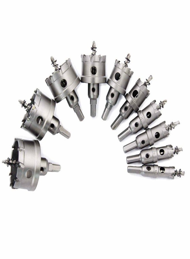 UPTODATETOOLS 10pcs 16-60mm TCT Hole Saw Kit Carbide Hole Saw Hole Cutter Carbide Tipped Hole Saw Drill Bit Tungsten Carbide Tipped Hole Saw Drill Bit - Image 5
